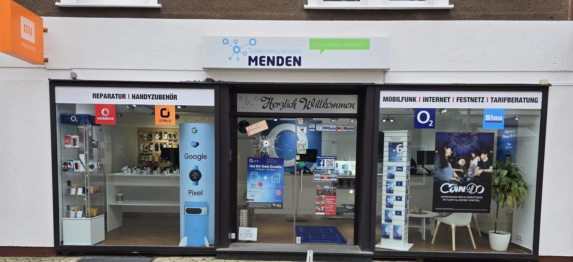 Außenansicht unseres Handyladens